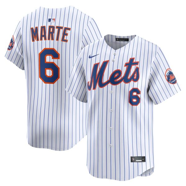 Starling Marte New York Mets Alternate Limited Player Jersey - White