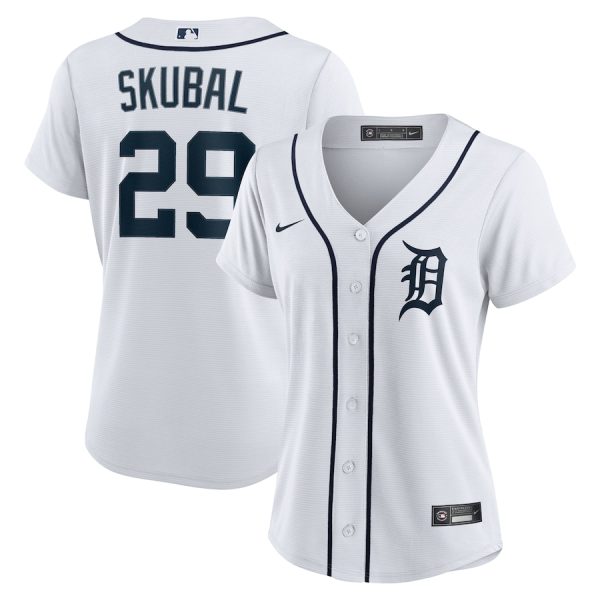 Tarik Skubal Detroit Tigers Women's Home Replica Player Jersey - White
