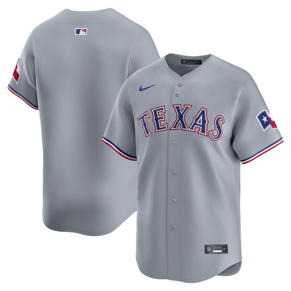 Texas Rangers Road Limited Jersey - Gray