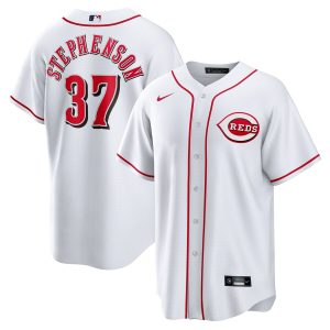 Tyler Stephenson Cincinnati Reds Home Replica Jersey - White