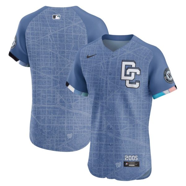 Washington Nationals 2025 City Connect Elite Jersey - Blue