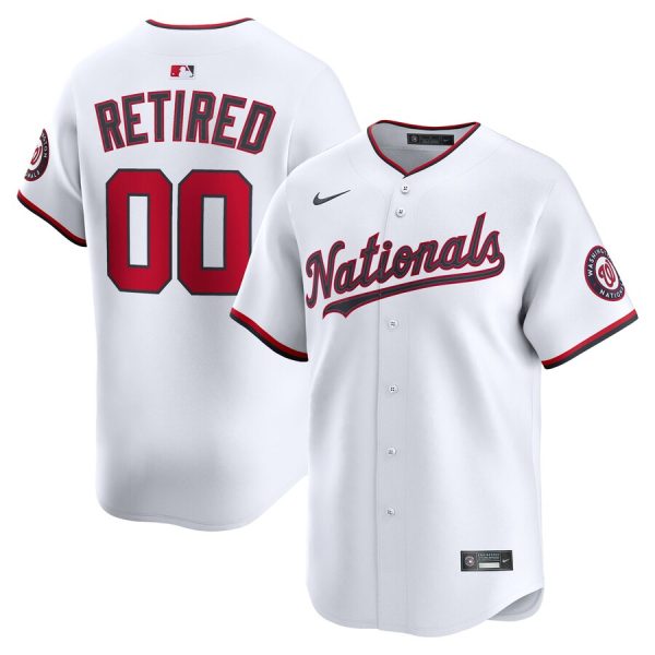 Washington Nationals Home Limited Retired Roster Jersey - White