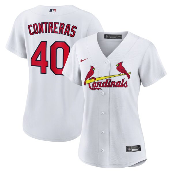 Willson Contreras St. Louis Cardinals Women's Home Replica Jersey - White