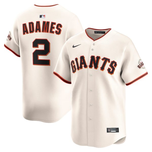 Willy Adames San Francisco Giants Alternate Limited Player Jersey - Cream