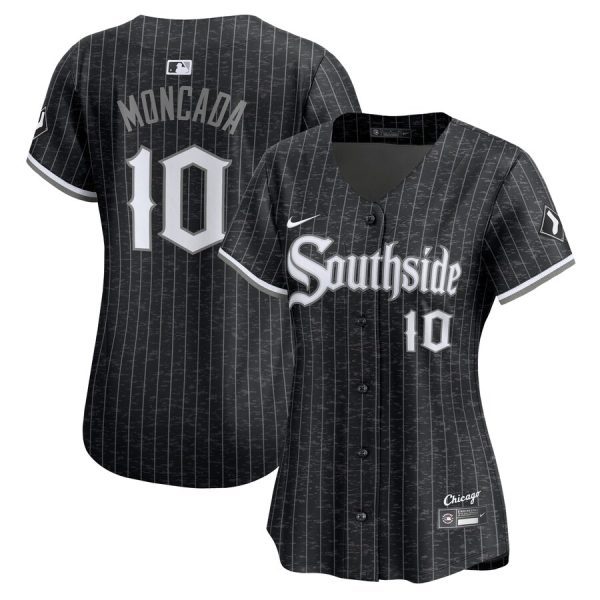 Yoan Moncada Chicago White Sox Women's City Connect Limited Player Jersey - Black