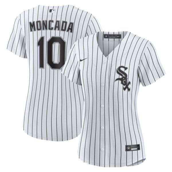 Yoan Moncada Chicago White Sox Women's Home Replica Player Jersey - White