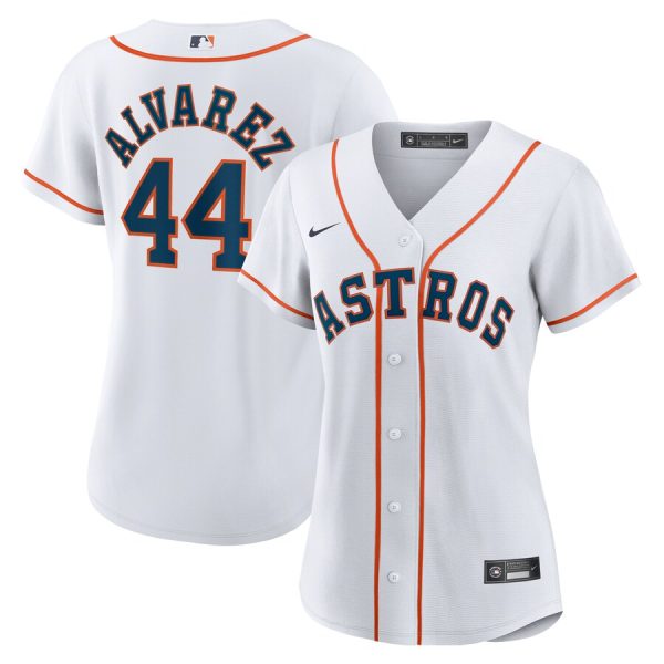 Yordan Alvarez Houston Astros Women's Home Replica Jersey - White