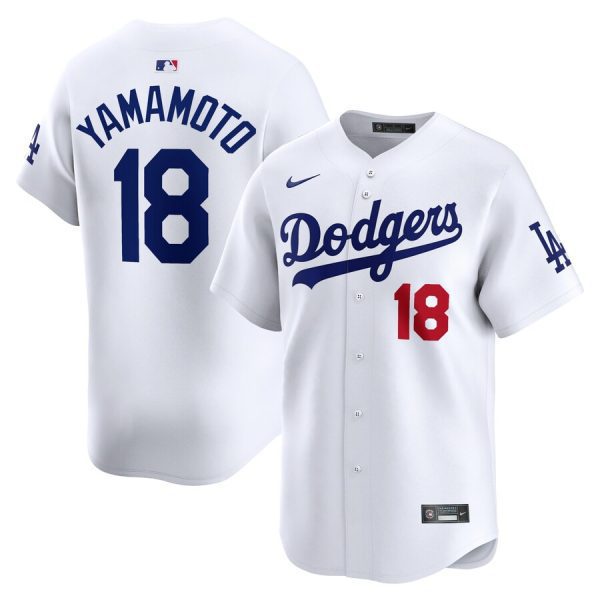Yoshinobu Yamamoto Los Angeles Dodgers Home Limited Player Jersey - White