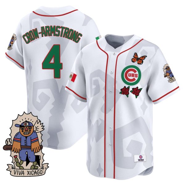 2025 Chicago Cubs Mexican Heritage Vapor Premier Limited Jersey - White Pete Crow-Armstrong