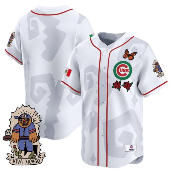 2025 Chicago Cubs Mexican Heritage Vapor Premier Limited Jersey - White Team