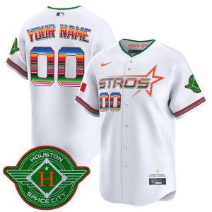 Astros 2025 City Connect Mexico Vapor Premier Limited Custom Jersey - White