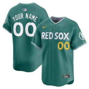 Boston Red Sox 2025 City Connect Vapor Premier Limited Custom Jersey V2 - Custom