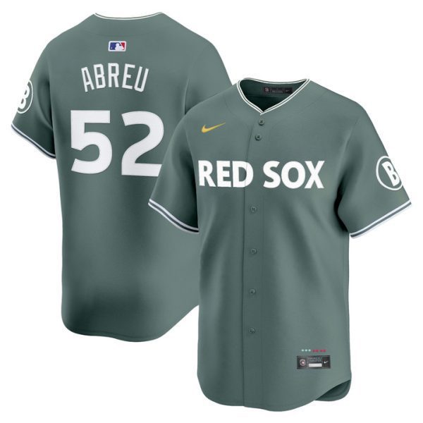 Boston Red Sox 2025 City Connect Vapor Premier Limited Jersey - Green Wilyer Abreu