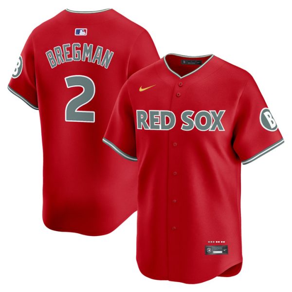 Boston Red Sox 2025 City Connect Vapor Premier Limited Jersey - Red Alex Bregman