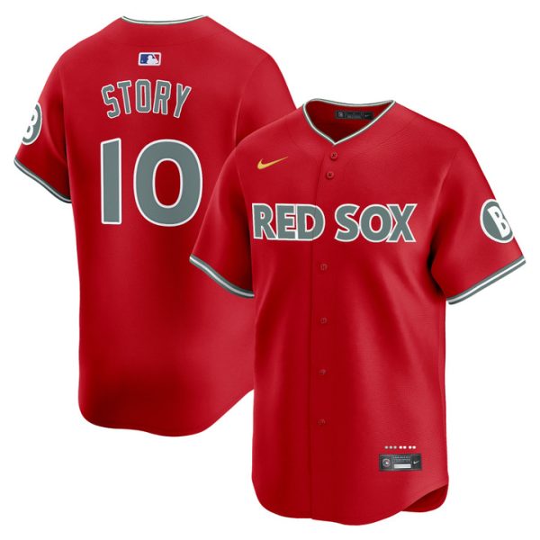 Boston Red Sox 2025 City Connect Vapor Premier Limited Jersey - Red Trevor Story