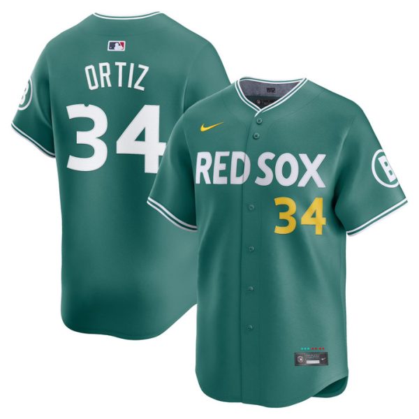 Boston Red Sox 2025 City Connect Vapor Premier Limited Jersey V2 - David Ortiz