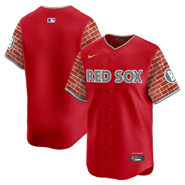 Boston Red Sox 2025 Fenway Red Brick Style Vapor Premier Limited Jersey - Red Team