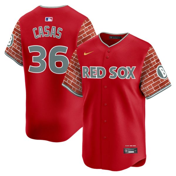 Boston Red Sox 2025 Fenway Red Brick Style Vapor Premier Limited Jersey - Red Triston Casas