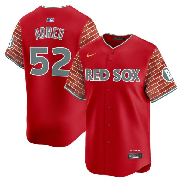 Boston Red Sox 2025 Fenway Red Brick Style Vapor Premier Limited Jersey - Red Wilyer Abreu