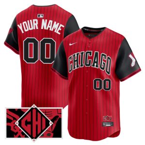 Chicago White Sox 2025 City Connect Vapor Premier Limited Custom Jersey - Red