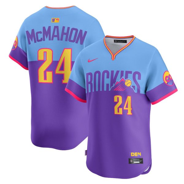 Colorado Rockies 2025 City Connect Vapor Premier Limited Jersey - Ryan McMahon
