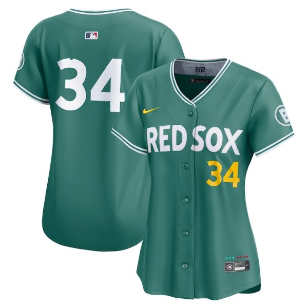 David Ortiz Boston Red Sox Women's 2025 City Connect Limited Retired Player Jersey - Green