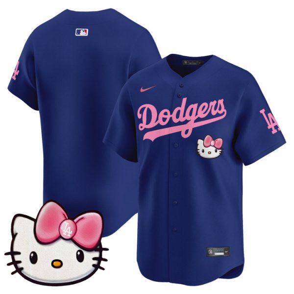 Dodgers 2025 Hello Kitty Vapor Premier Limited Jersey - Royal Team