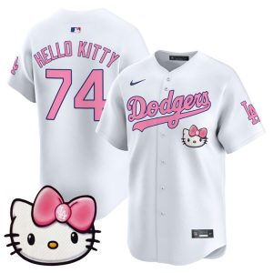 Dodgers 2025 Hello Kitty Vapor Premier Limited Jersey - White Hello Kitty