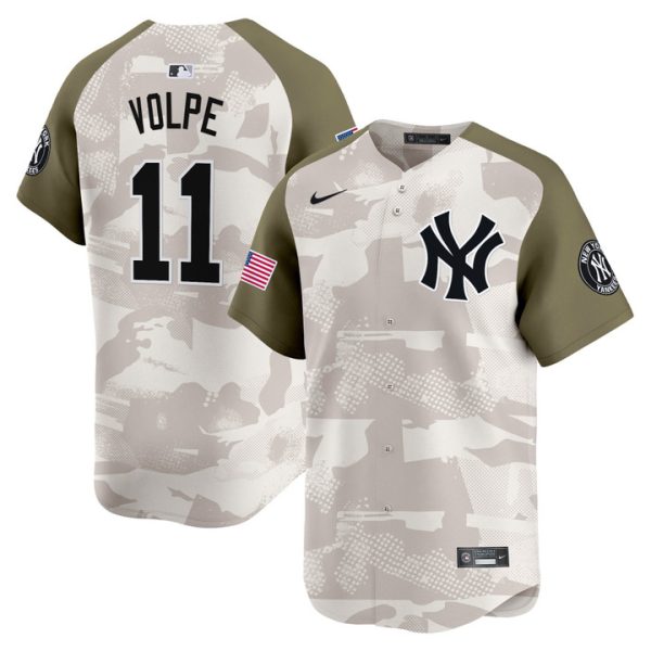 New York Yankees 2025 Armed Forces Day Vapor Premier Limited Jersey - Alternate Anthony Volpe