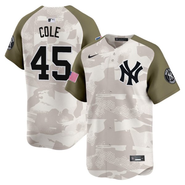 New York Yankees 2025 Armed Forces Day Vapor Premier Limited Jersey - Alternate Gerrit Cole