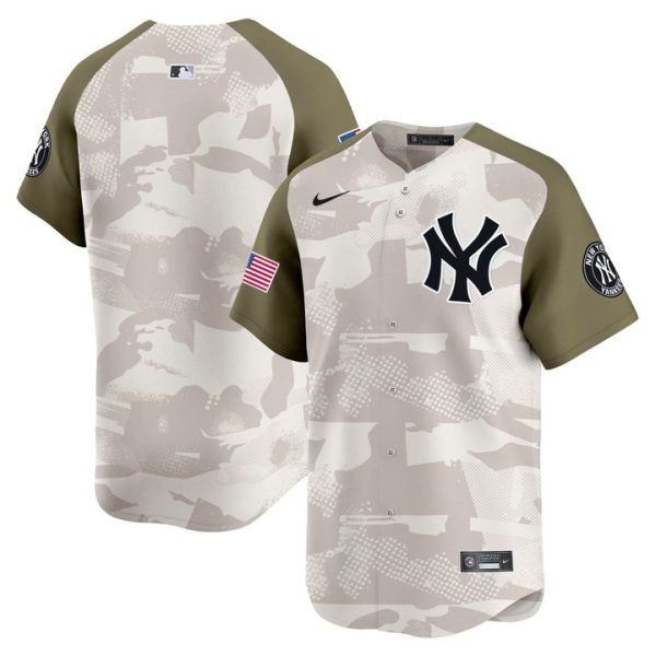 New York Yankees 2025 Armed Forces Day Vapor Premier Limited Jersey - Alternate Team