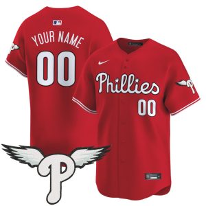 Philadelphia Phillies 2025 Vapor Premier Limited Custom Jersey - Red