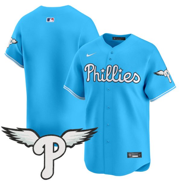 Philadelphia Phillies 2025 Vapor Premier Limited Jersey - Light Blue Team