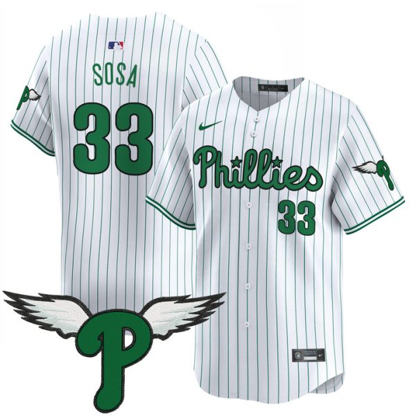 Philadelphia Phillies 2025 Vapor Premier Limited Jersey - Pinstripe Edmundo Sosa