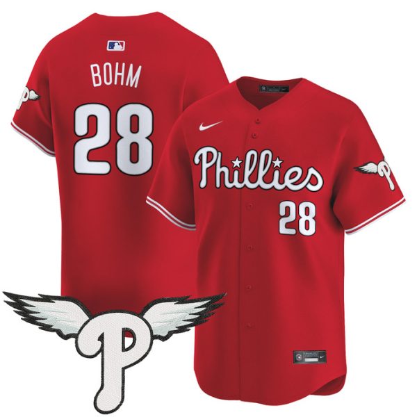 Philadelphia Phillies 2025 Vapor Premier Limited Jersey - Red Alec Bohm