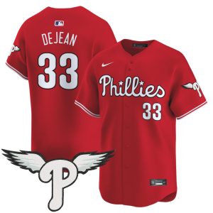 Philadelphia Phillies 2025 Vapor Premier Limited Jersey - Red Cooper DeJean