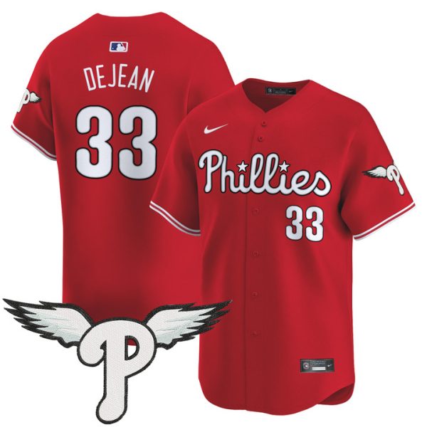 Philadelphia Phillies 2025 Vapor Premier Limited Jersey - Red Cooper DeJean