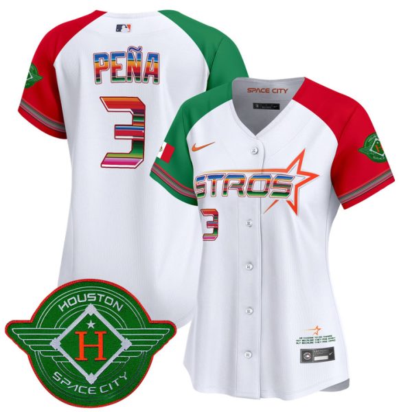 Women's Astros 2025 City Connect Mexico Vapor Premier Limited Jersey - Alternate Jeremy Pena