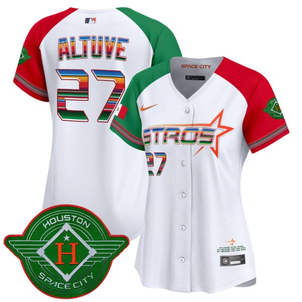 Women's Astros 2025 City Connect Mexico Vapor Premier Limited Jersey - Alternate Jose Altuve