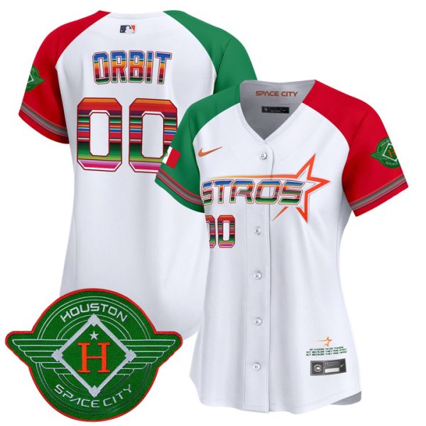 Women's Astros 2025 City Connect Mexico Vapor Premier Limited Jersey - Alternate Orbit