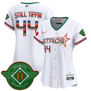 Women's Astros 2025 City Connect Mexico Vapor Premier Limited Jersey - White Still Tippin