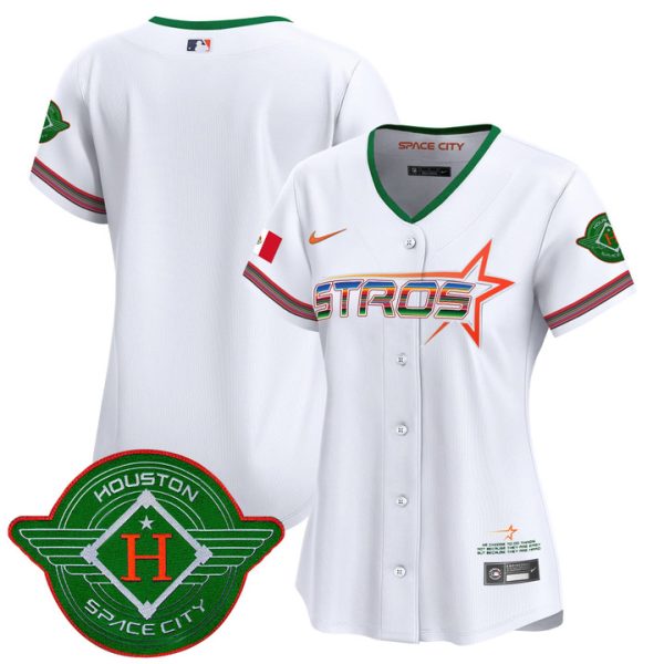 Women's Astros 2025 City Connect Mexico Vapor Premier Limited Jersey - White Team