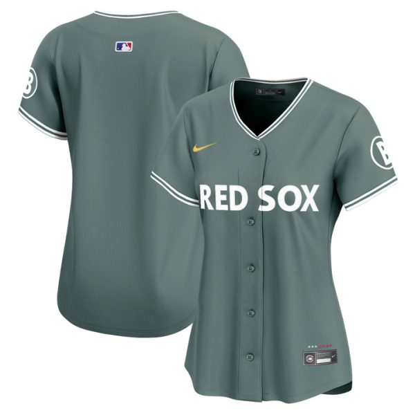 Women's Boston Red Sox 2025 City Connect Vapor Premier Limited Jersey - Green Team