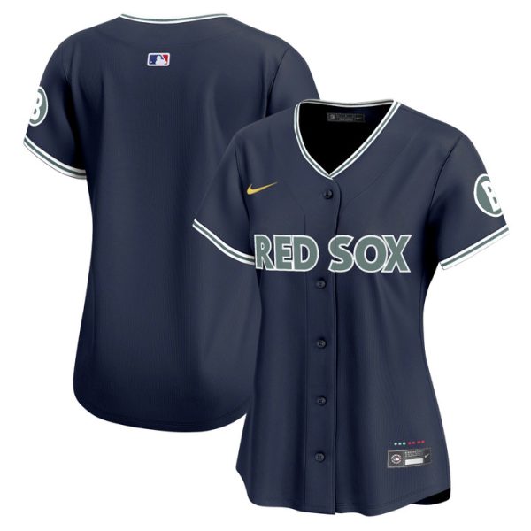 Women's Boston Red Sox 2025 City Connect Vapor Premier Limited Jersey - Navy Team