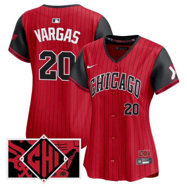 Women's Chicago White Sox 2025 City Connect Vapor Premier Limited Jersey - Red Miguel Vargas