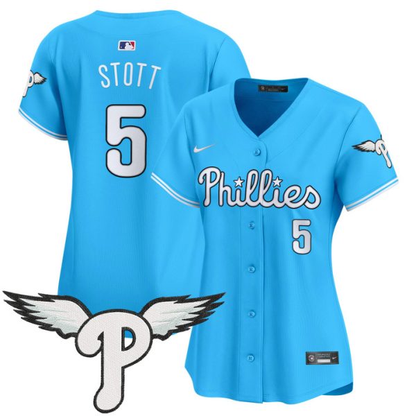 Women's Philadelphia Phillies 2025 Vapor Premier Limited Jersey - Blue Bryson Stott