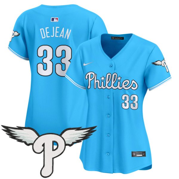 Women's Philadelphia Phillies 2025 Vapor Premier Limited Jersey - Blue Cooper DeJean