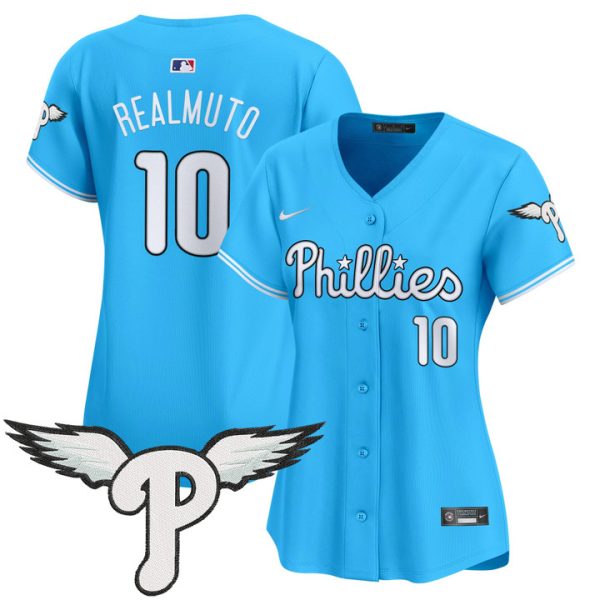Women's Philadelphia Phillies 2025 Vapor Premier Limited Jersey - Blue J.T.Realmuto