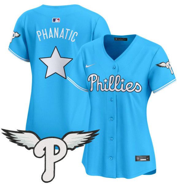Women's Philadelphia Phillies 2025 Vapor Premier Limited Jersey - Blue Phanatic