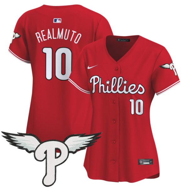 Women's Philadelphia Phillies 2025 Vapor Premier Limited Jersey - Red J.T.Realmuto